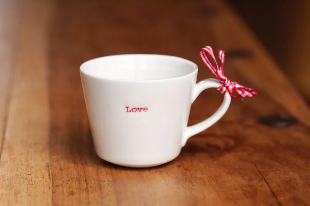 Keith Brymer Jones Mug 350ml- Love (Red) - LemonSalt