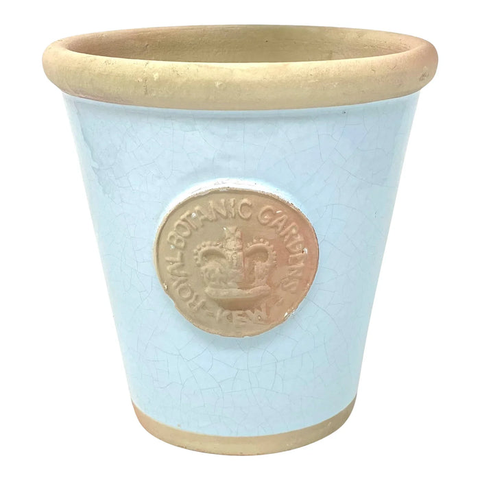 Kew Gardens Long Tom Pots - Duck Egg Blue - Small (16cm) - LemonSalt