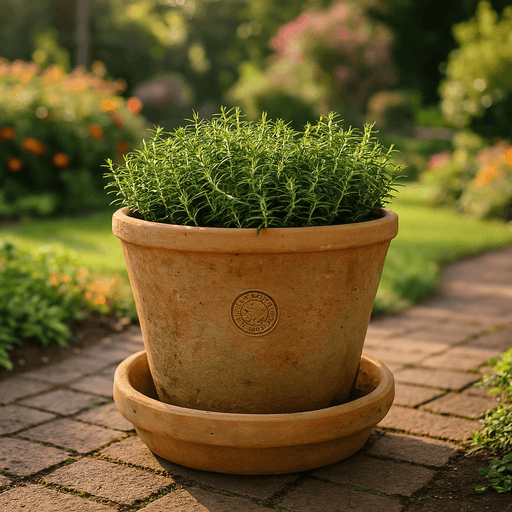 Kew Gardens Terracotta Large Pot - Antique Red (20x15cm) - LemonSalt