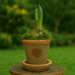 Kew Gardens Terracotta Petite Pot - Antique Red (10x7cm) - LemonSalt