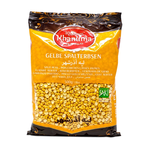 Khanuma Split Peas (500g) - LemonSalt
