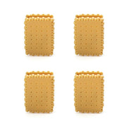 Kikkerland Bag Clip Tea Biscuit - Set of 4