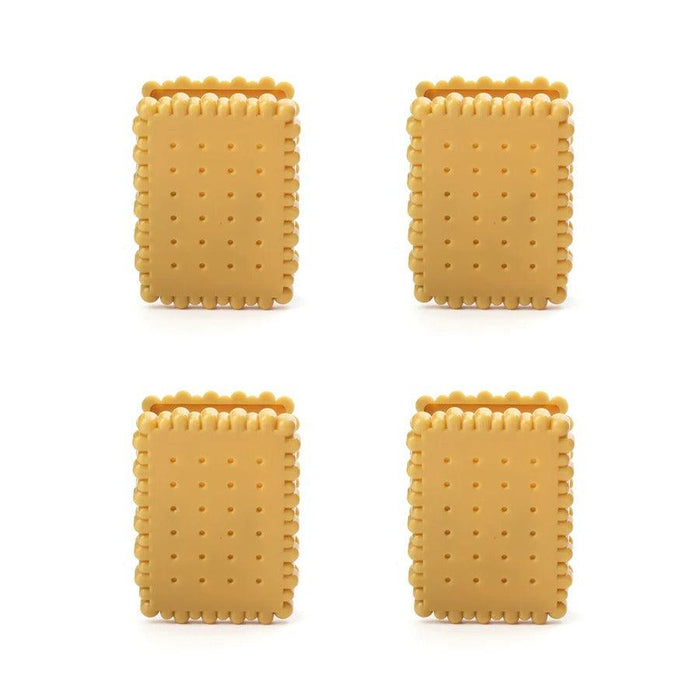 Kikkerland Bag Clip Tea Biscuit - Set of 4 - LemonSalt