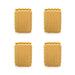 Kikkerland Bag Clip Tea Biscuit - Set of 4 - LemonSalt