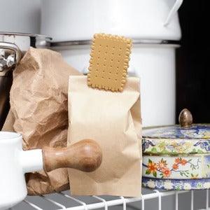 Kikkerland Bag Clip Tea Biscuit - Set of 4 - LemonSalt