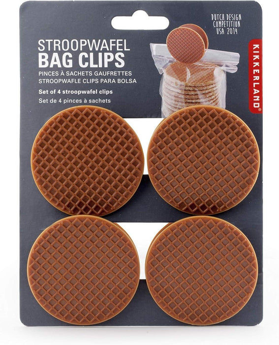 Kikkerland Bag Clip Waffle - Set of 4 - LemonSalt