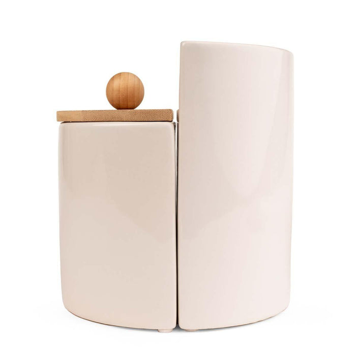 Kikkerland Ceramic Cookbook Ends - LemonSalt