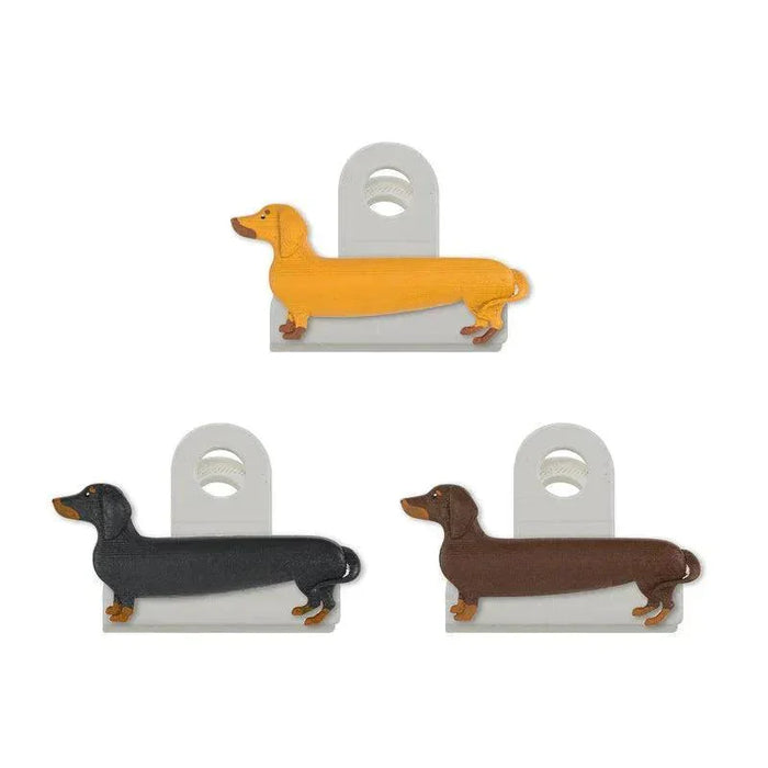Kikkerland Dog Bag Clips - Set of 3