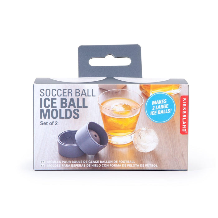 Kikkerland Ice Ball Moulds - FootBall | {{ collection.title }}