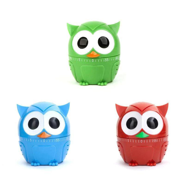 Kikkerland Owlet Kitchen Timer - Green - LemonSalt