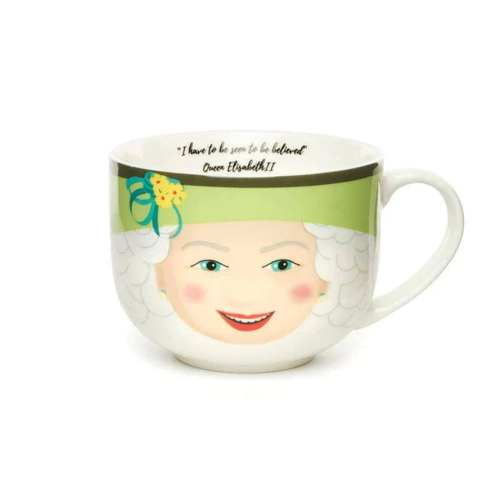 Kikkerland Queen Elizabeth II Mug