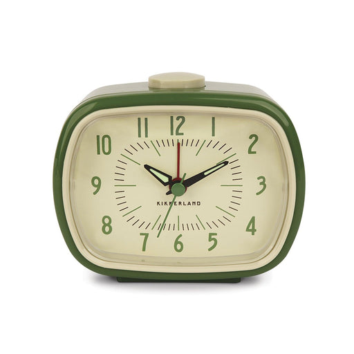 Kikkerland Retro Alarm Clock - Green | {{ collection.title }}