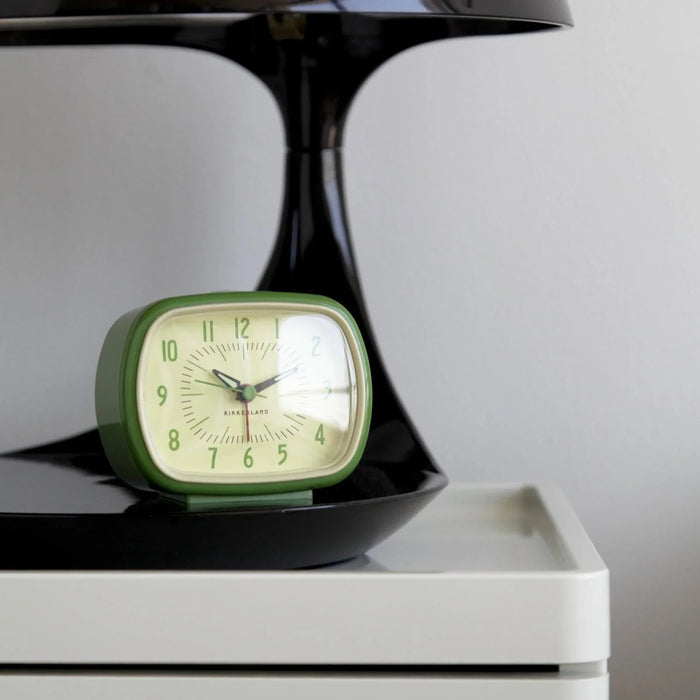 Kikkerland Retro Alarm Clock - Green