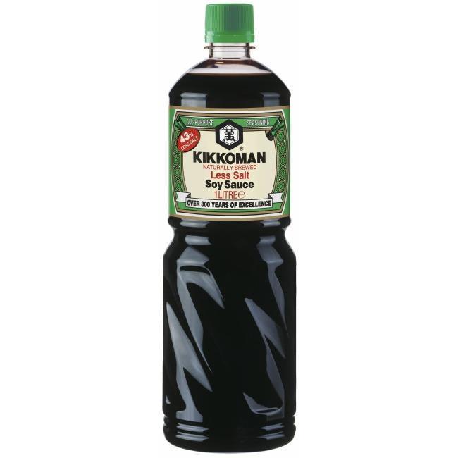 Kikkoman Less Salt Soy Sauce (1L)