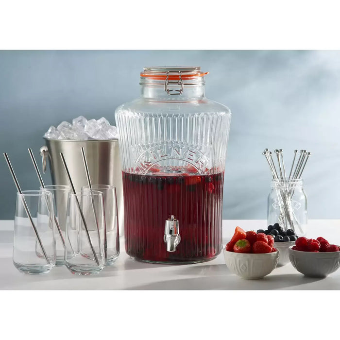 Kilner Glass Drinks Dispenser (8L) - LemonSalt