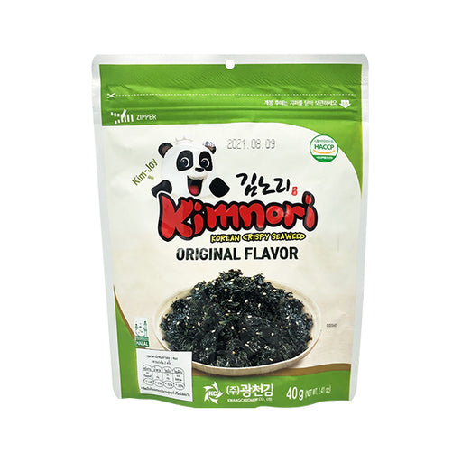 Kimnori Seasoned Crispy Seaweed Original Flavour (40g) - LemonSalt