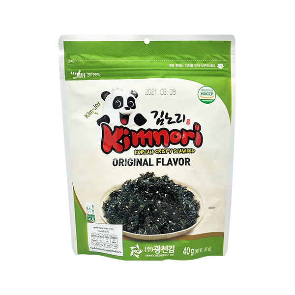 Kimnori Seasoned Crispy Seaweed Original Flavour (40g) - LemonSalt