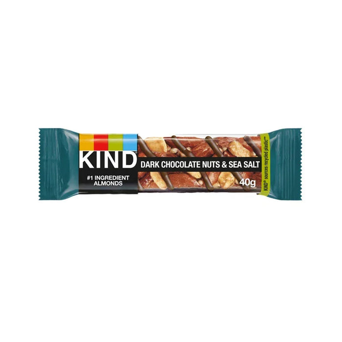 KIND Dark Chocolate Nuts & Sea Salt Snack Bar (12x40g) - LemonSalt