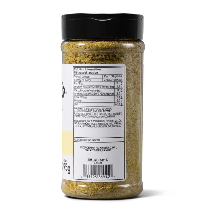 Kinder's Buttery Steakhouse Seasoning (295g) - LemonSalt