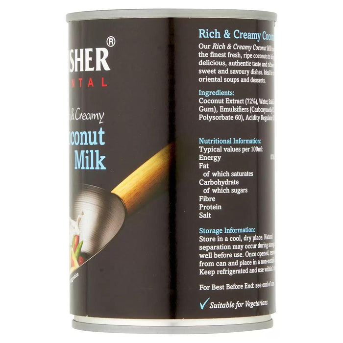Kingfisher Oriental Coconut Milk (6x400ml) - LemonSalt