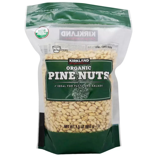 Kirkland Signature Organic Pine Nuts (680g) - LemonSalt
