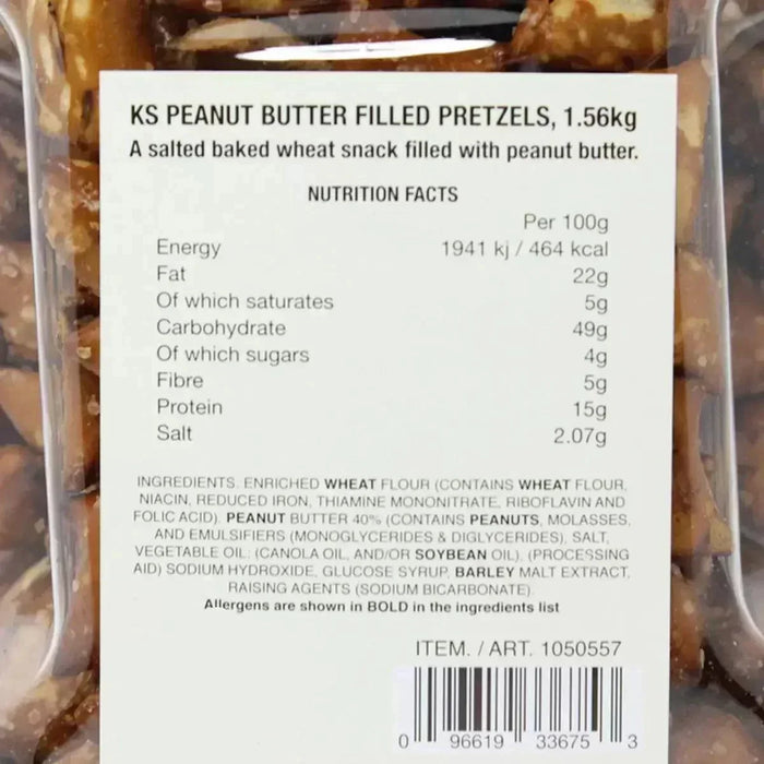 Kirkland Signature Peanut Butter Filled Pretzel Nuggets (1.56kg) - LemonSalt