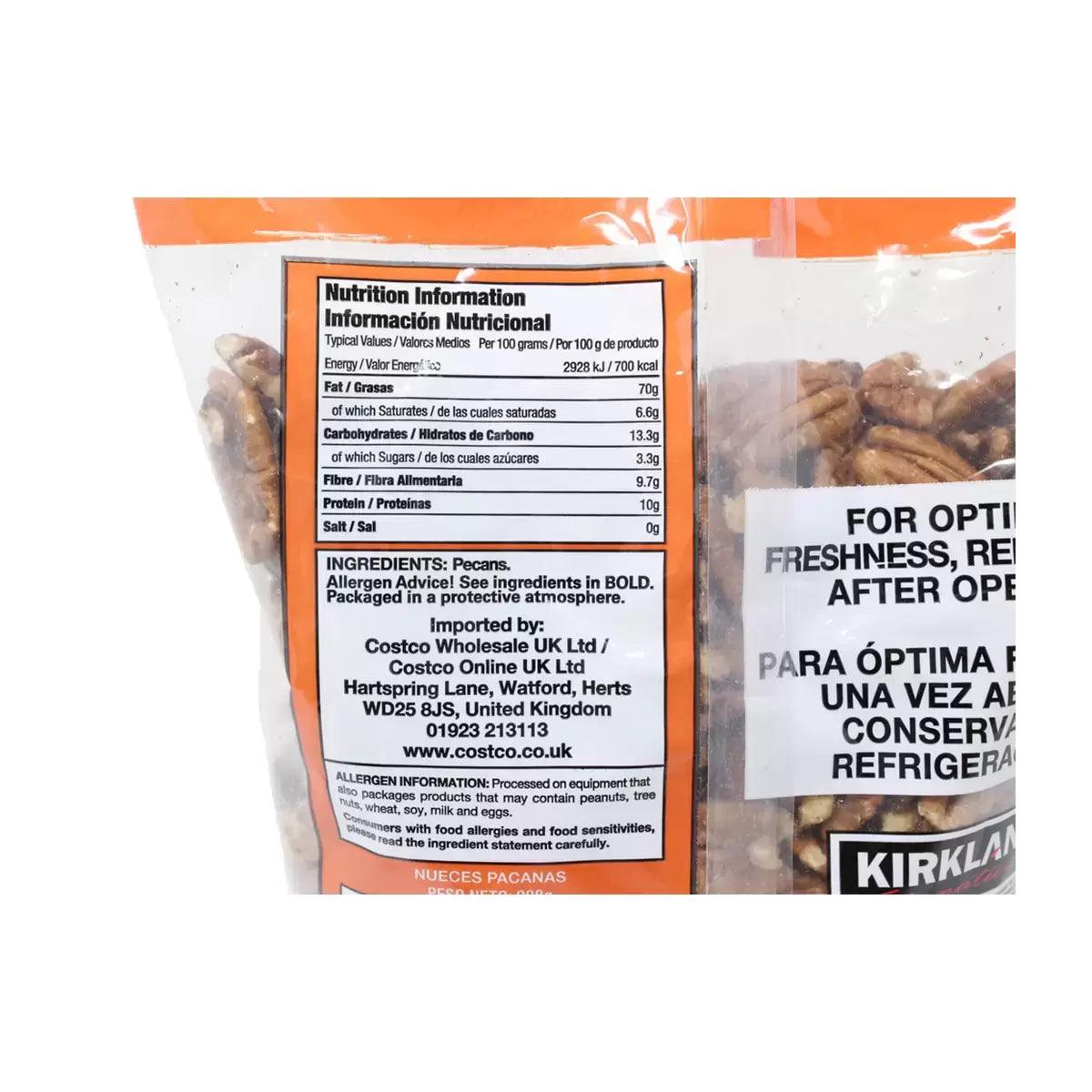 Kirkland Signature Pecan Nut Halves (907g) - LemonSalt