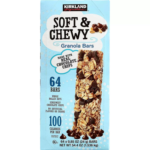 Kirkland Signature Soft & Chewy Granola Bars (64x24g) - LemonSalt