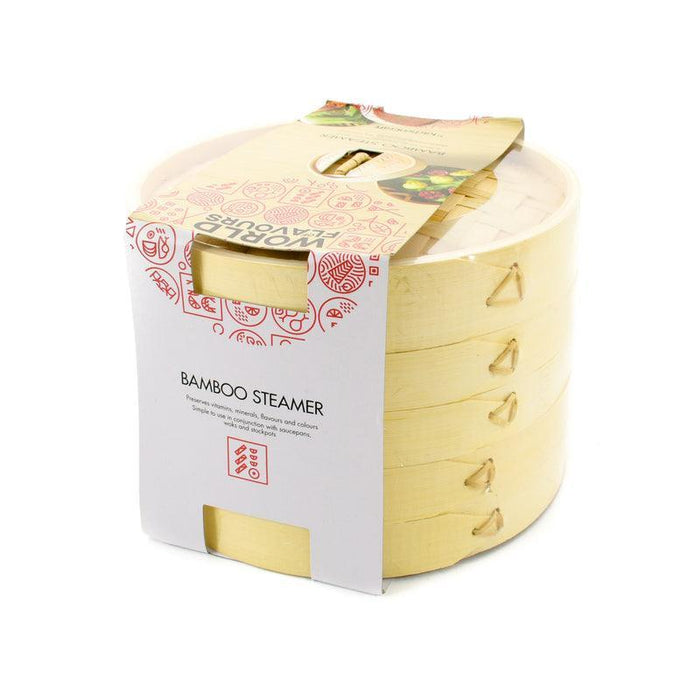 KitchenCraft Bamboo Steamer (20cm)