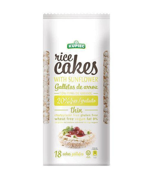 Kupiec Rice Cakes with Sunflower Seeds (120g) - LemonSalt