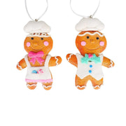Kurt Adler Dough Gingerbread Chef Ornament (2 Pieces)