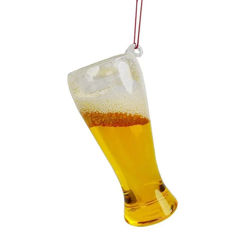 Kurt Adler Glass Beer Hanging Ornament - LemonSalt