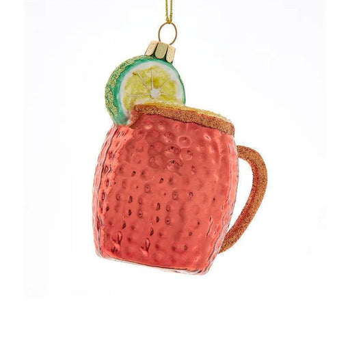 Kurt Adler Glass Mojito Copper Cup Ornament - LemonSalt