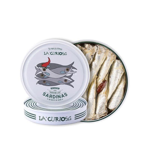 La Curiosa - Spicy Sardines in Olive Oil (115g) - LemonSalt
