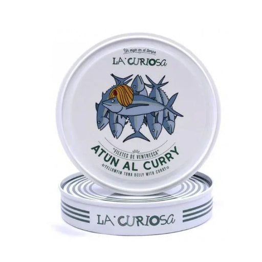 La Curiosa - Tuna belly fillets in Curry Sauce (115g) - LemonSalt