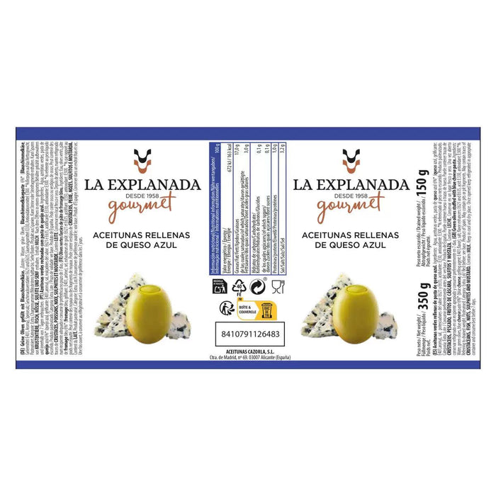 La Explanada Gourmet Flavoured Olives (6 x 350g) - LemonSalt