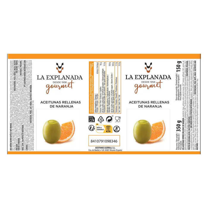 La Explanada Gourmet Flavoured Olives (6 x 350g) - LemonSalt