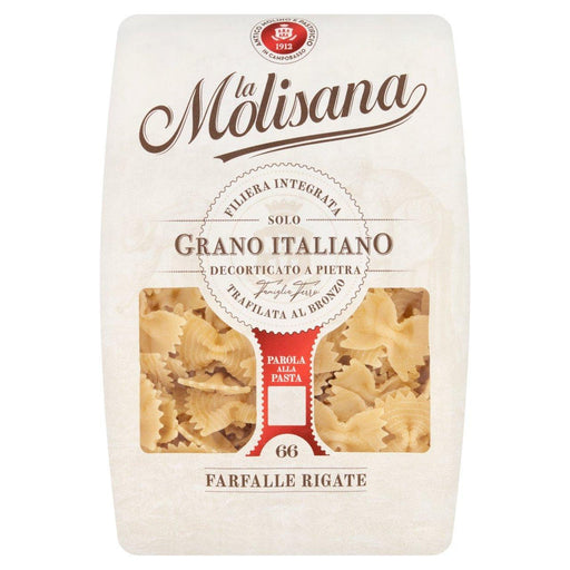 La Molisana Farfalle Rigate Pasta Nº66 (500g) - LemonSalt