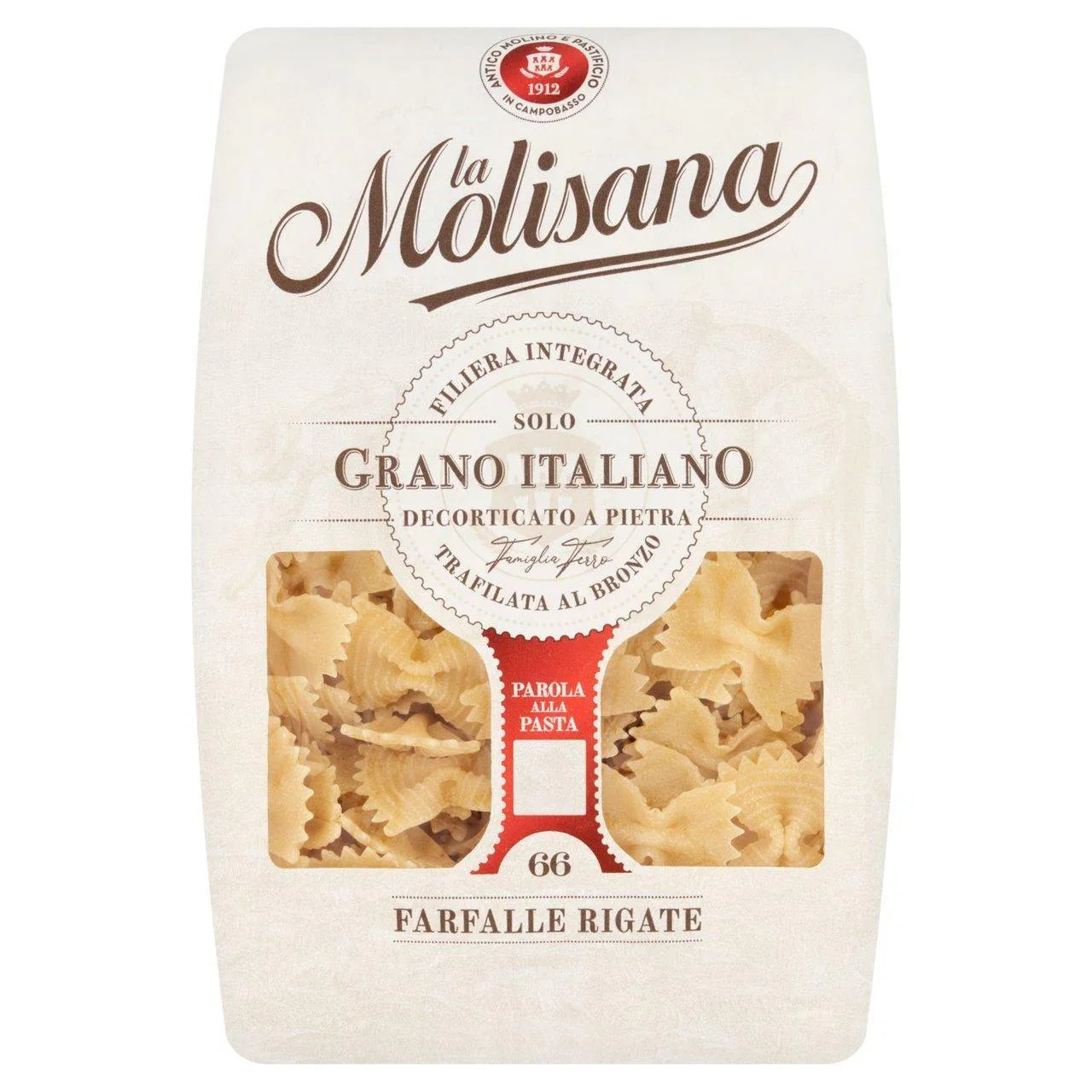 La Molisana Farfalle Rigate Pasta Nº66 (500g)