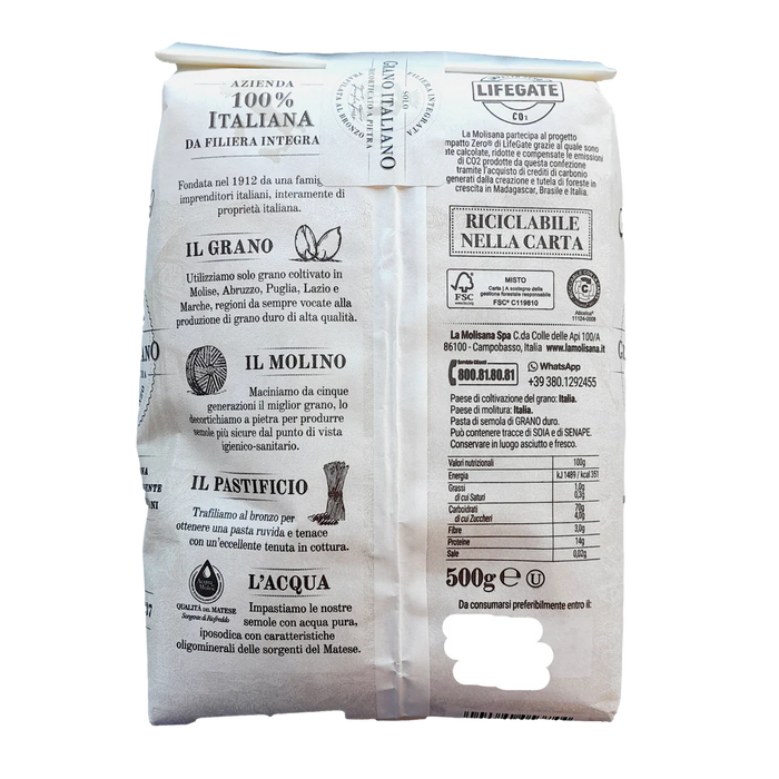 La Molisana Maccheroni Pasta (500g)