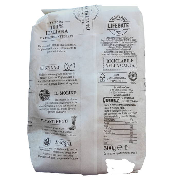 La Molisana Pennette Rigate Pasta (500g)