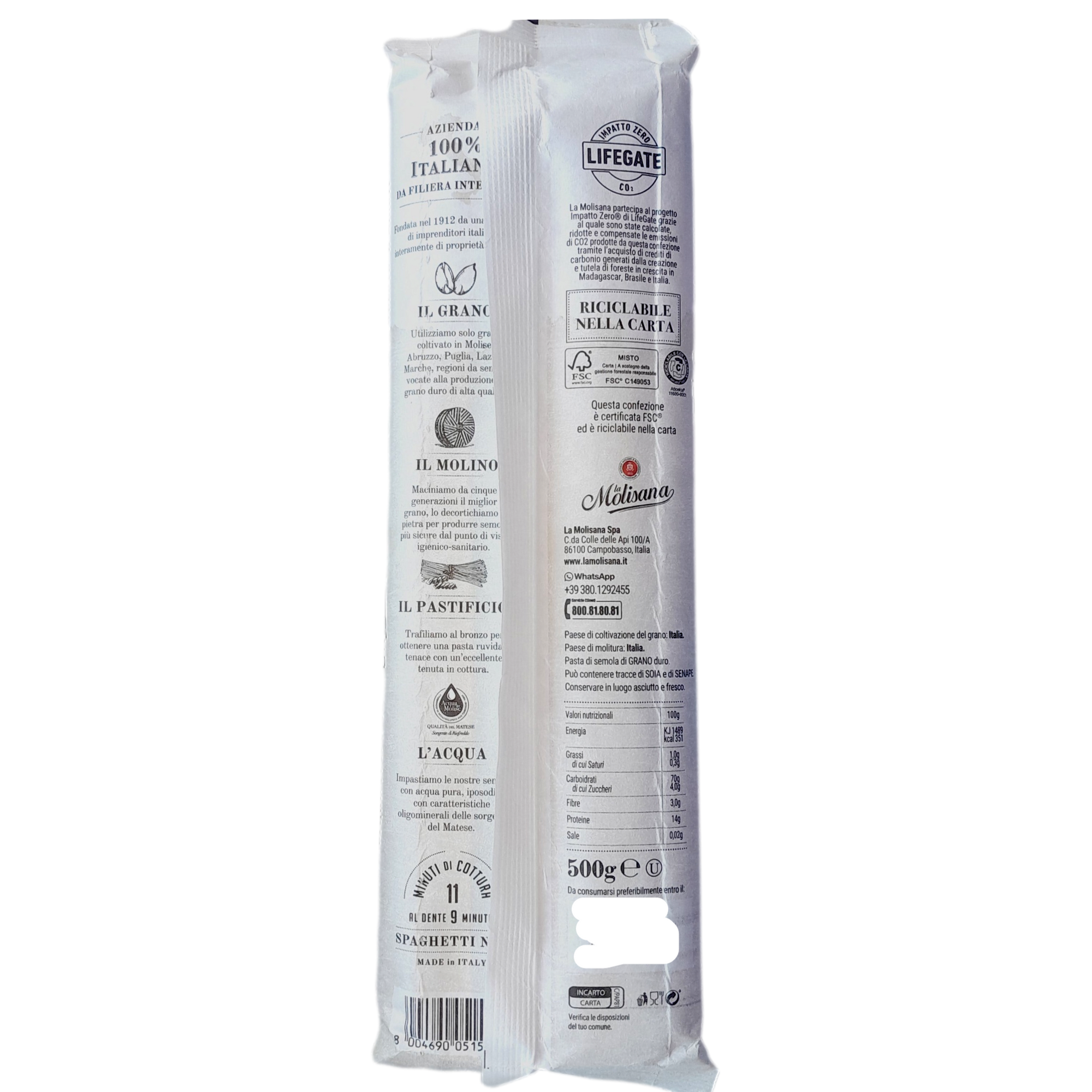 La Molisana Square Spaghetti (500g)