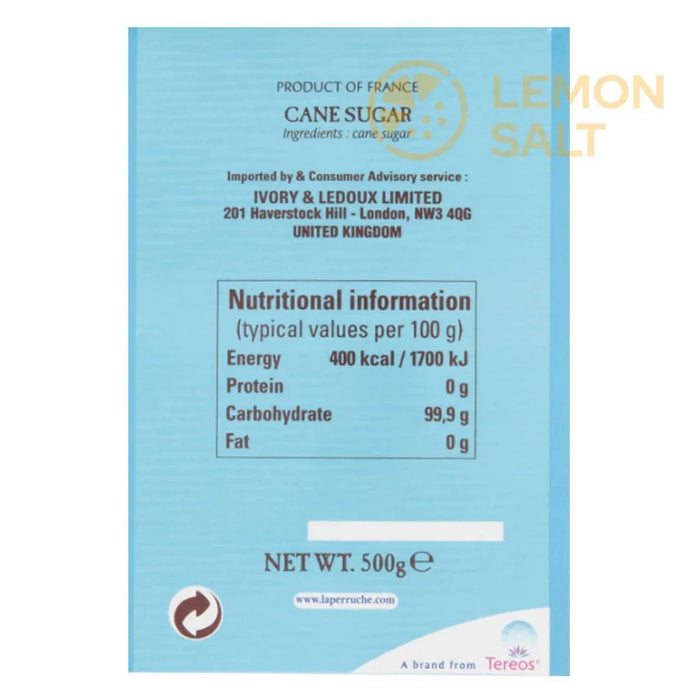 La Perruche Rough White Sugar Pieces (500g)