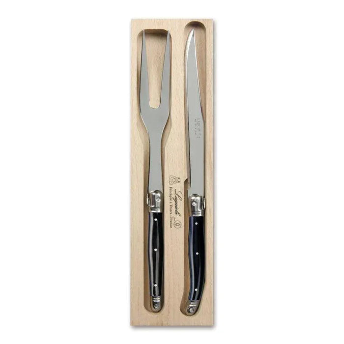 Laguiole Carving Set - Black