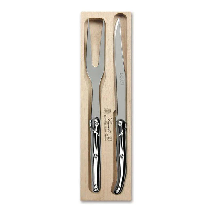 Laguiole Carving Set - Stainless Steel