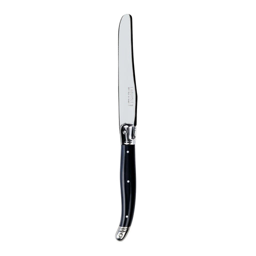 Laguiole French Style Fine Dining Dinner Knife 23cm - Black - LemonSalt