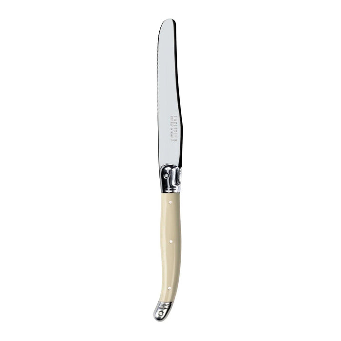Laguiole French Style Fine Dining Dinner Knife 23cm - Ivory - LemonSalt