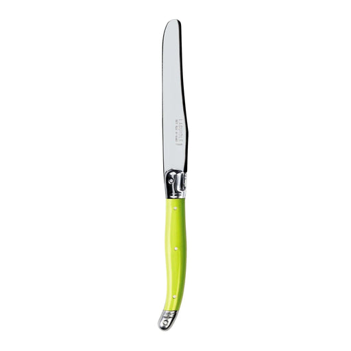 Laguiole French Style Fine Dining Dinner Knife 23cm - Lime - LemonSalt