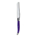 Laguiole French Style Fine Dining Dinner Knife 23cm - Purple - LemonSalt
