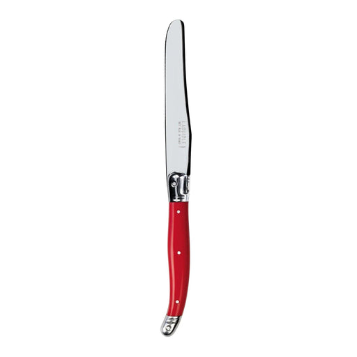 Laguiole French Style Fine Dining Dinner Knife 23cm - Red - LemonSalt